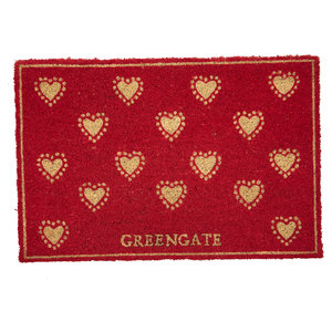 GreenGate_Penny_Red_Doormat_Türmatte_Deurmat