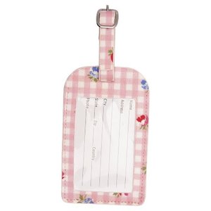 GreenGate_Viola_Check_Pale_Pink_Adres_Label_Luggage_Tag