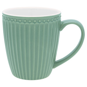 GreenGate Mug Alice Dusty Green