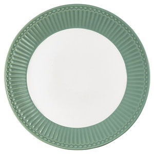 GreenGate Plate Alice Dusty Green