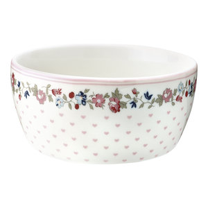 GreenGate Schaaltje Kind / Kids bowl Ruby Petit White D:12,2cm