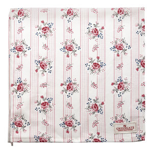 GreenGate Tafelkleed / Tablecloth  Fiona pale pink 150x150cm