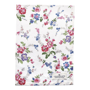 GreenGate Theedoek / Tea towel Isobel white 50x70cm