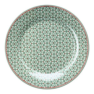 GreenGate Ontbijtbord / Plate Juno Green D: 20,5cm