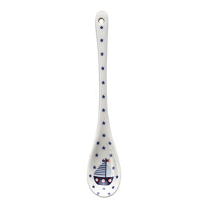 GreenGate Kinder Lepel / Kids spoon Noah Blue L:15,5cm