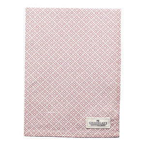 GreenGate Theedoek / Tea towel Sandra Pink 50x70cm