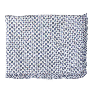 GreenGate Quilt / Bed cover Erin petit blue w/frill 140x220cm