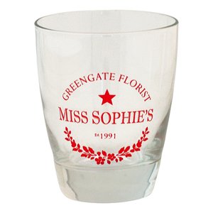 GreenGate Glas / Water Glass Sophie Red H:9,5cm