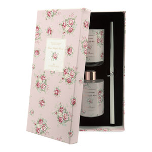 GreenGate Cadeauset Scented Candle & Diffuser Aurelia white 