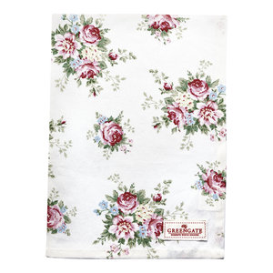 GreenGate Theedoek / Tea towel Aurelia White 50x70cm