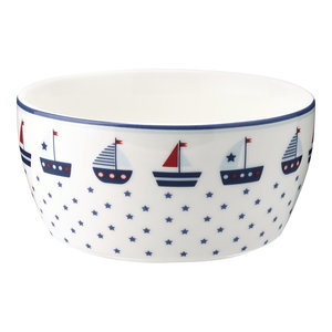 GreenGate Schaaltje Kind / Kids bowl Noah blue D:12,2cm